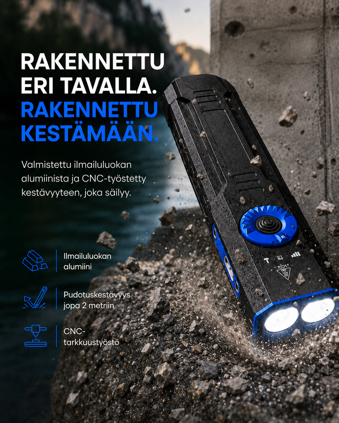 NightPath Pro EDC-taskulamppu
