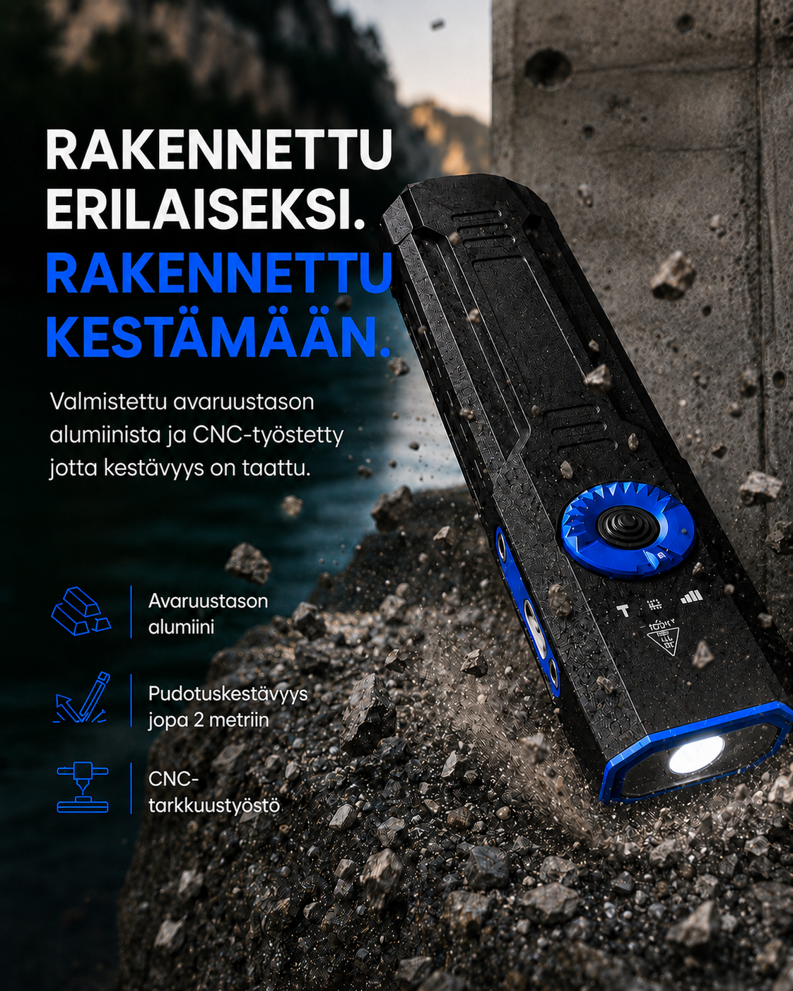 NightPath Pro EDC-taskulamppu