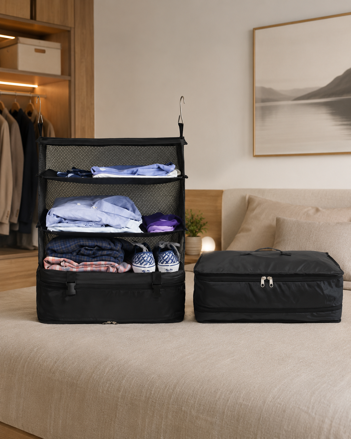 FoldAway Matkahyllyjärjestelijä