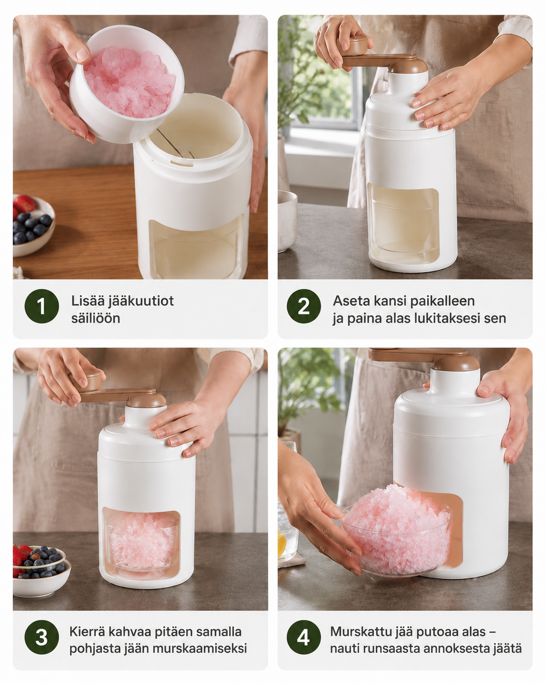 Frostcraft Käsikäyttöinen Jäähilekone