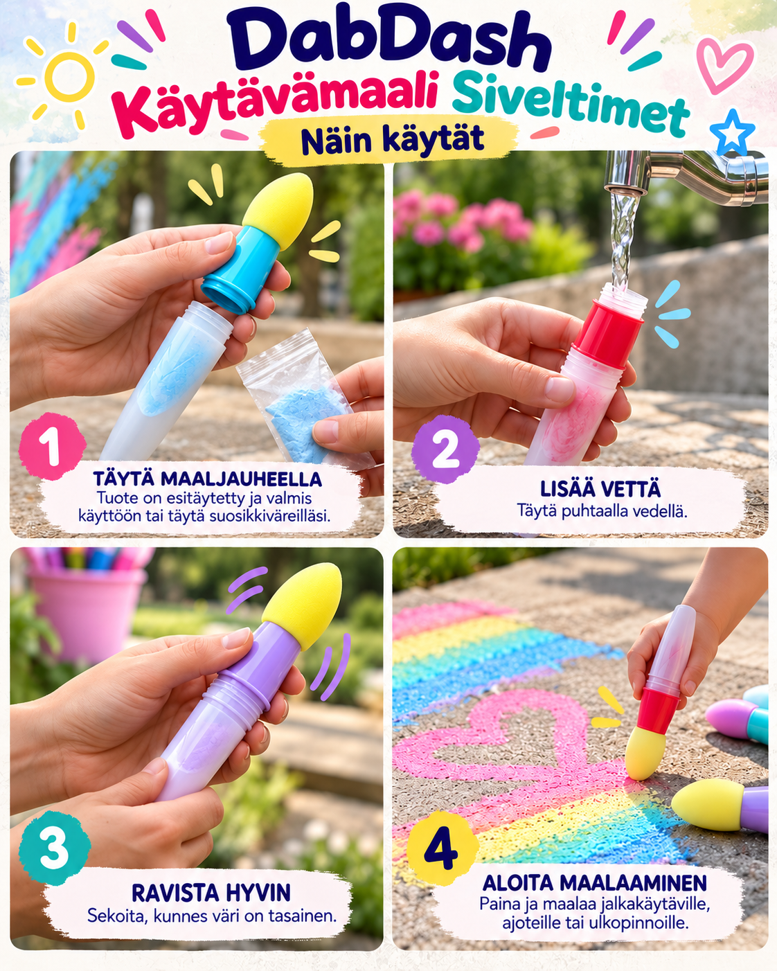 DabDash Katuliitumaalisiveltimet