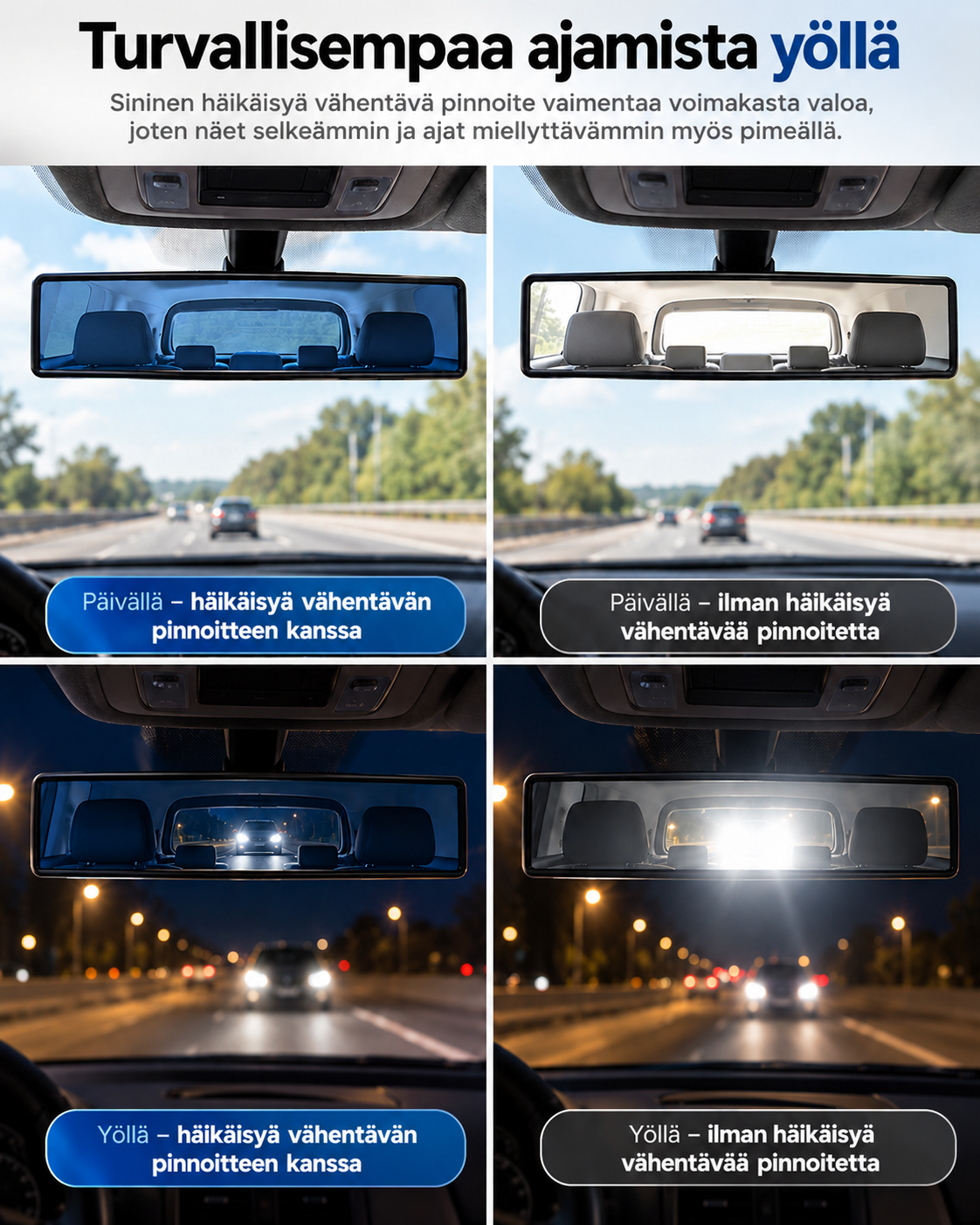 ClearArc panoraamataustapeili – helppo klipsikiinnitys