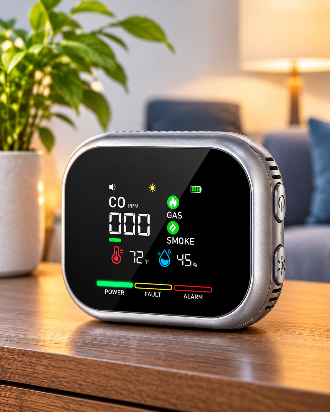 Hearthwise 5-in-1 -turvallisuus- ja ilmanlaatumittari kotiin