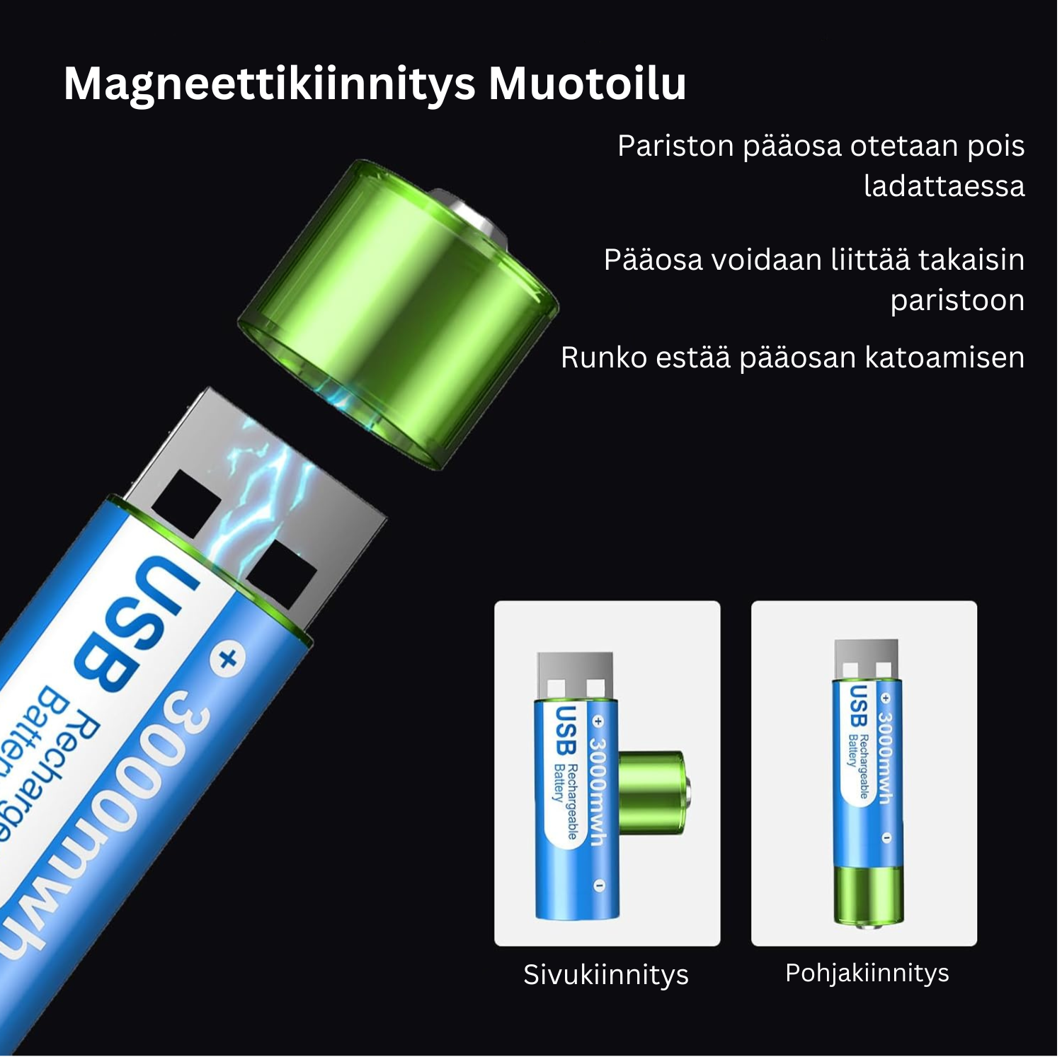 PowerLink Uudelleenladattavat USB AA Paristot – Uutta virtaa vaivatta