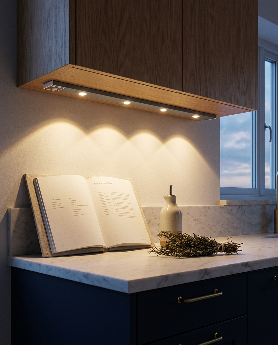 Liiketunnistin LED-valolista – Langaton Kaappivalaisin