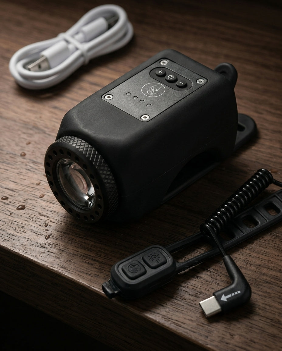 StreetGuard Cycle Beacon | 110 dB:n äänitorvi ja COB-etuvalo yhdessä