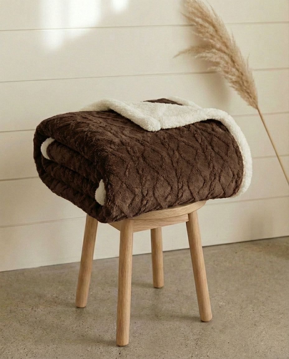 Talvinen fleece-peitto – Ylellinen pehmopeitto | 5 kokoa
