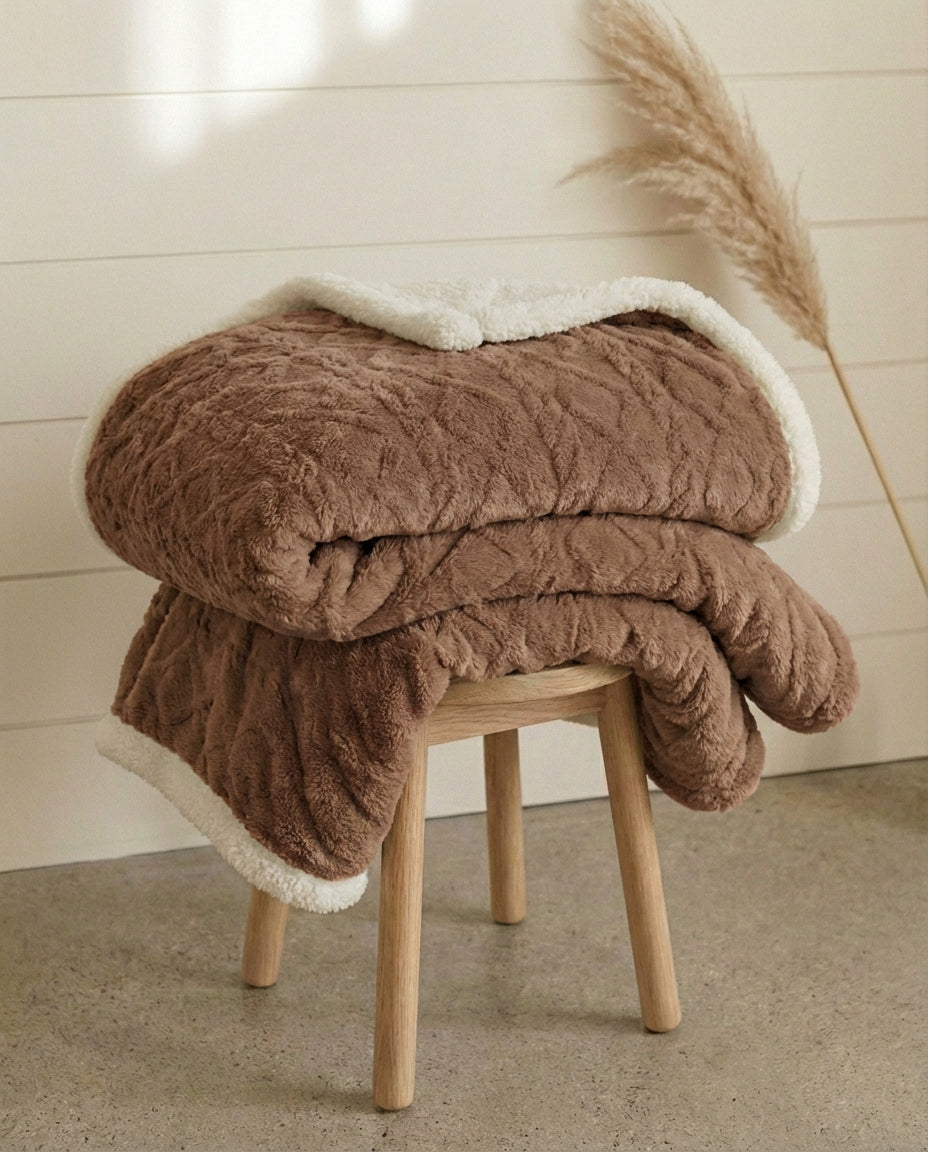 Talvinen fleece-peitto – Ylellinen pehmopeitto | 5 kokoa
