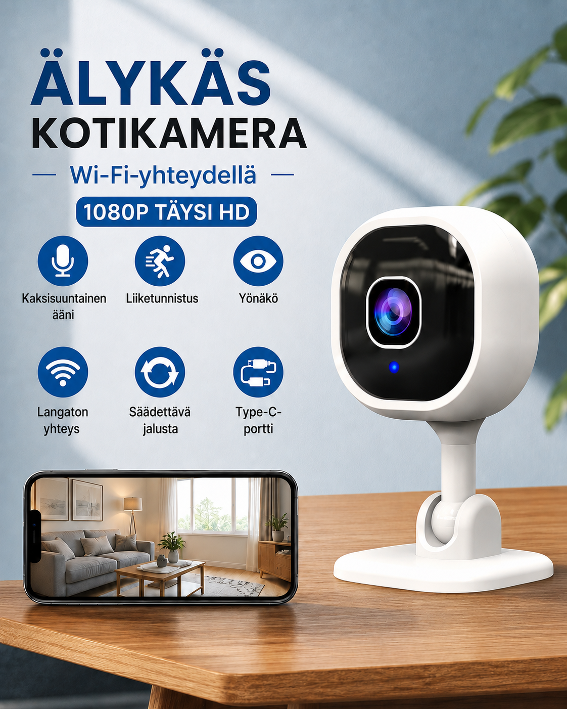 NightWatch Pro 360 -langaton kotikamera
