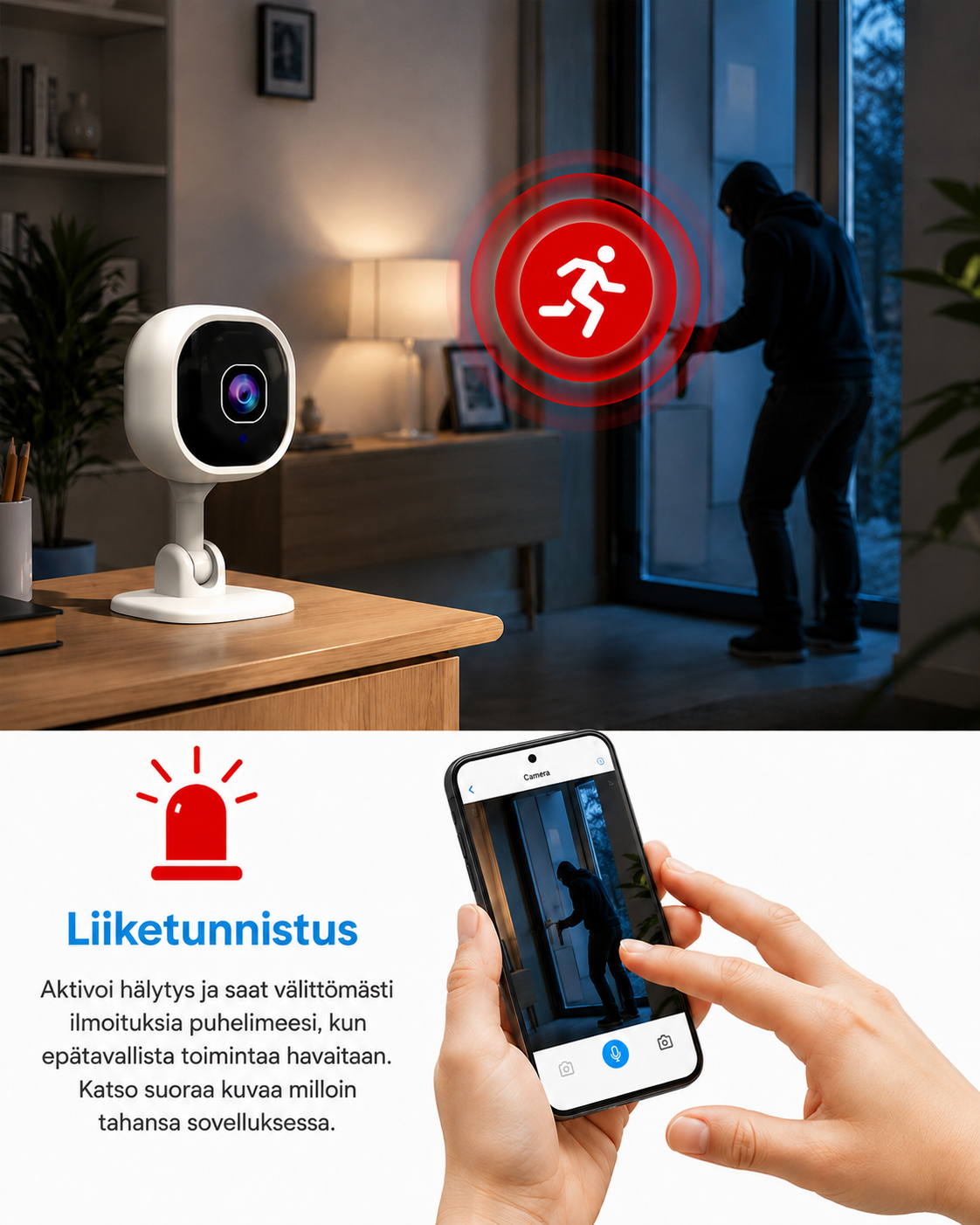 NightWatch Pro 360 -langaton kotikamera