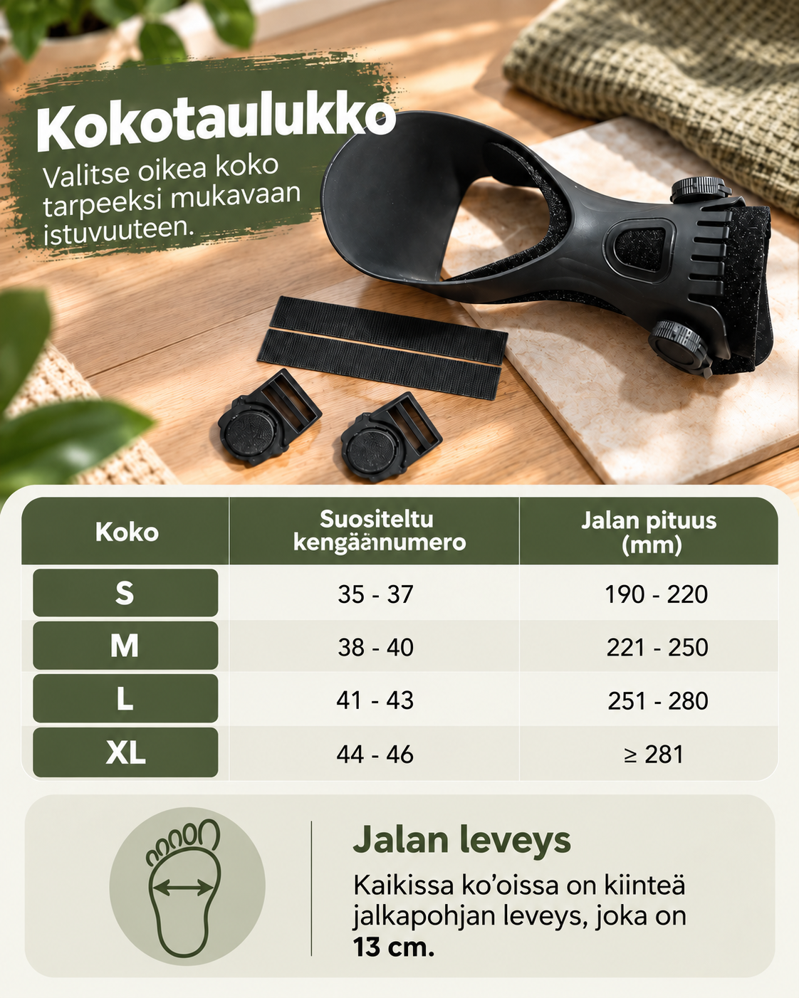 StrideLift Foot-Up -tukiortoosi