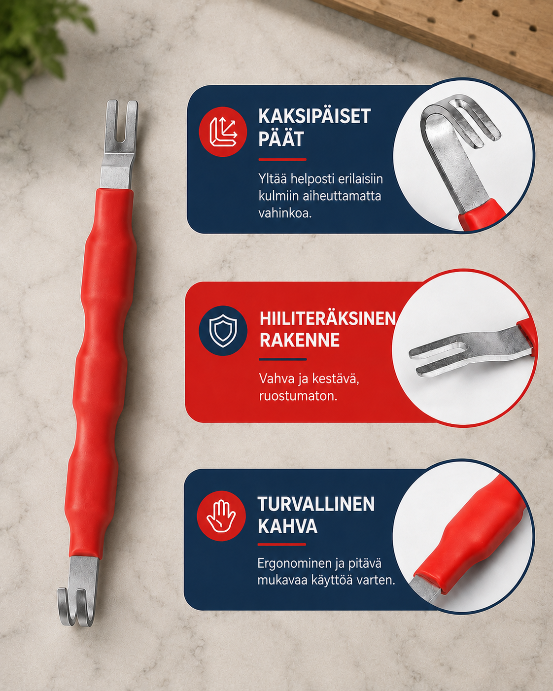 Autoline 5-osainen sahkoliitinten irrotuspihtiset