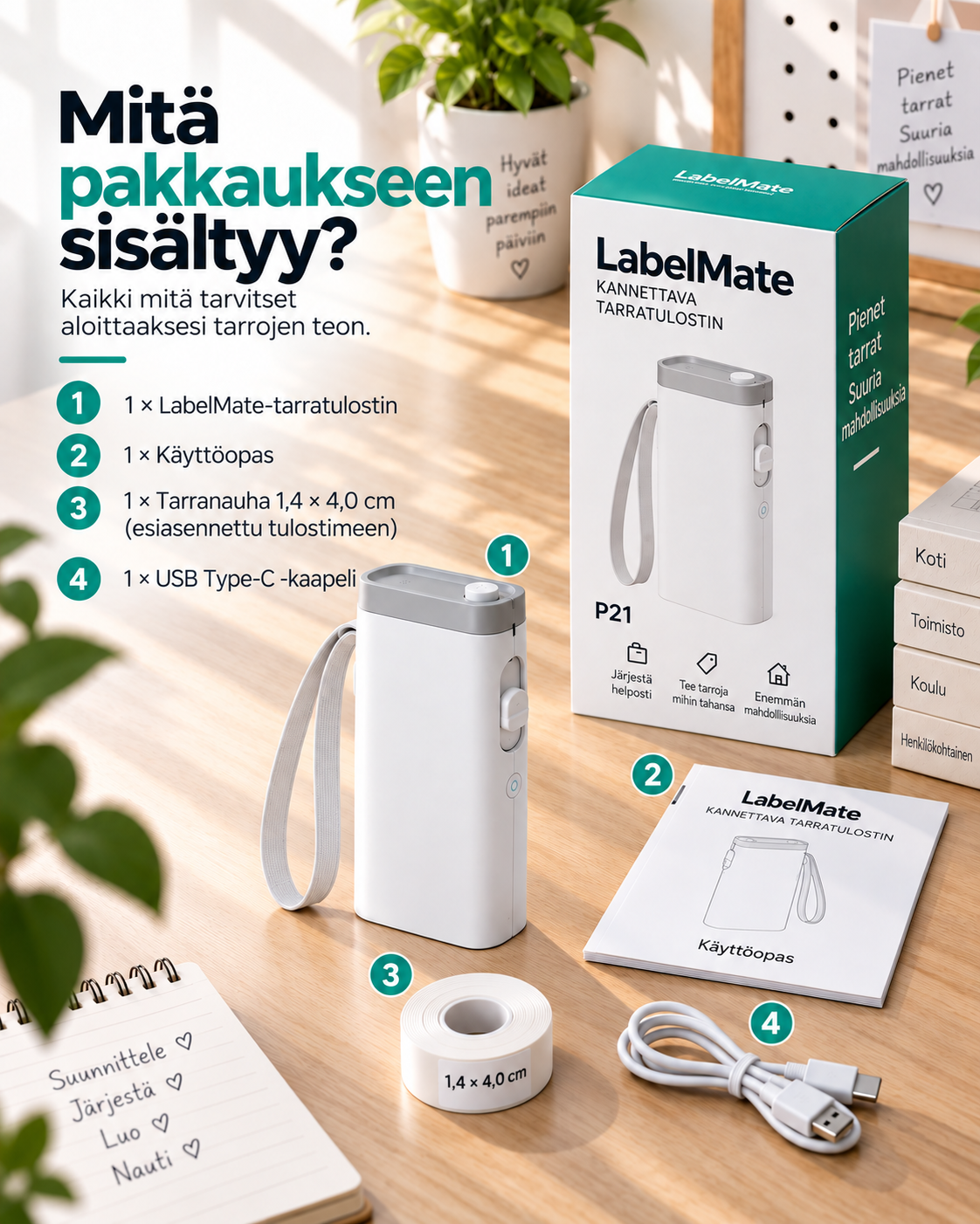 LabelMate-Taskutulostin