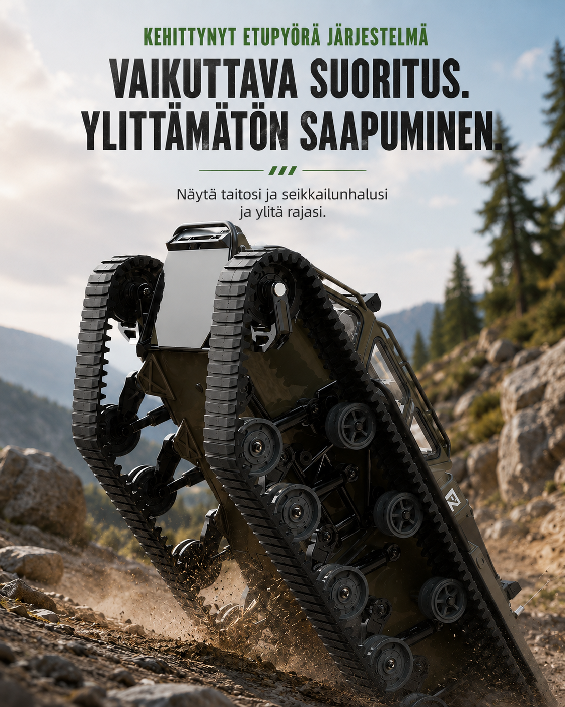 TerraTrak Rogue RC -Maastoajoneuvo