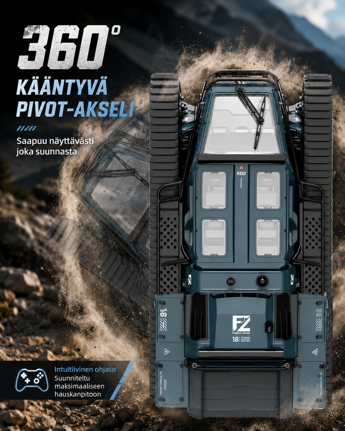 TerraTrak Rogue RC -Maastoajoneuvo