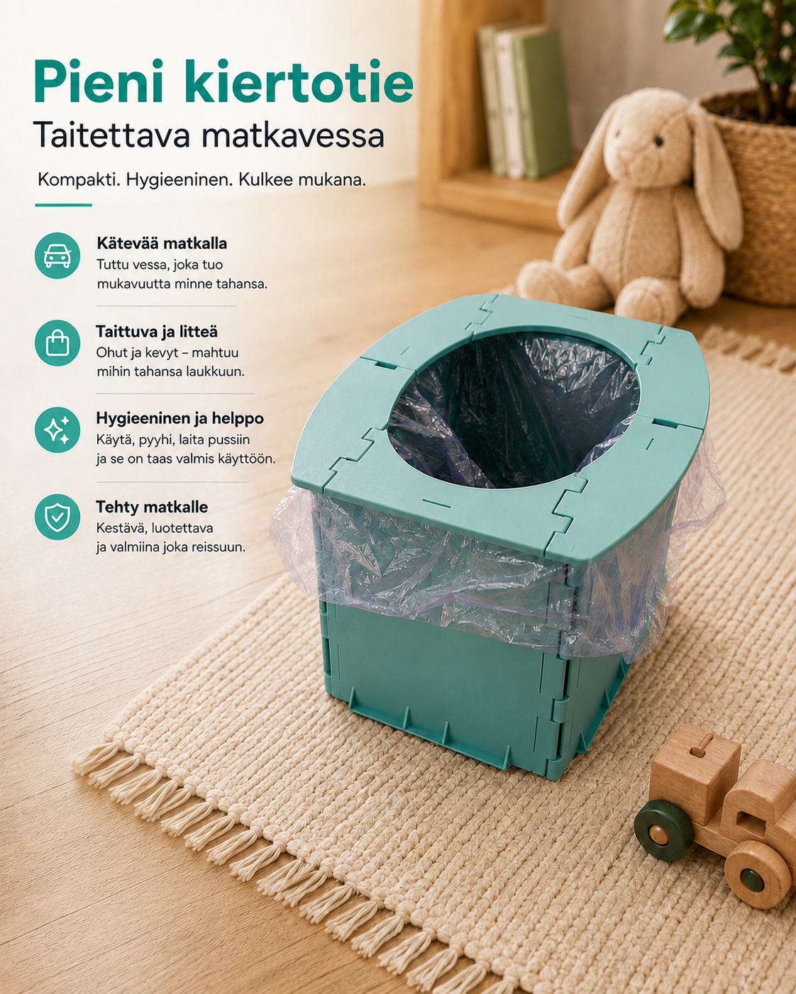 Little Detour – litteäksi taittuva matkapotta