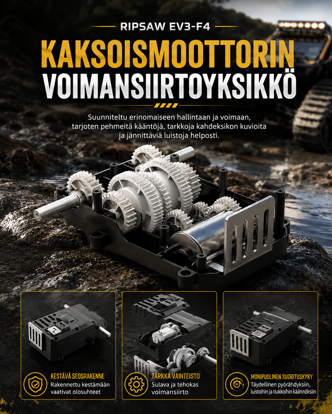 TerraTrak Rogue RC -Maastoajoneuvo