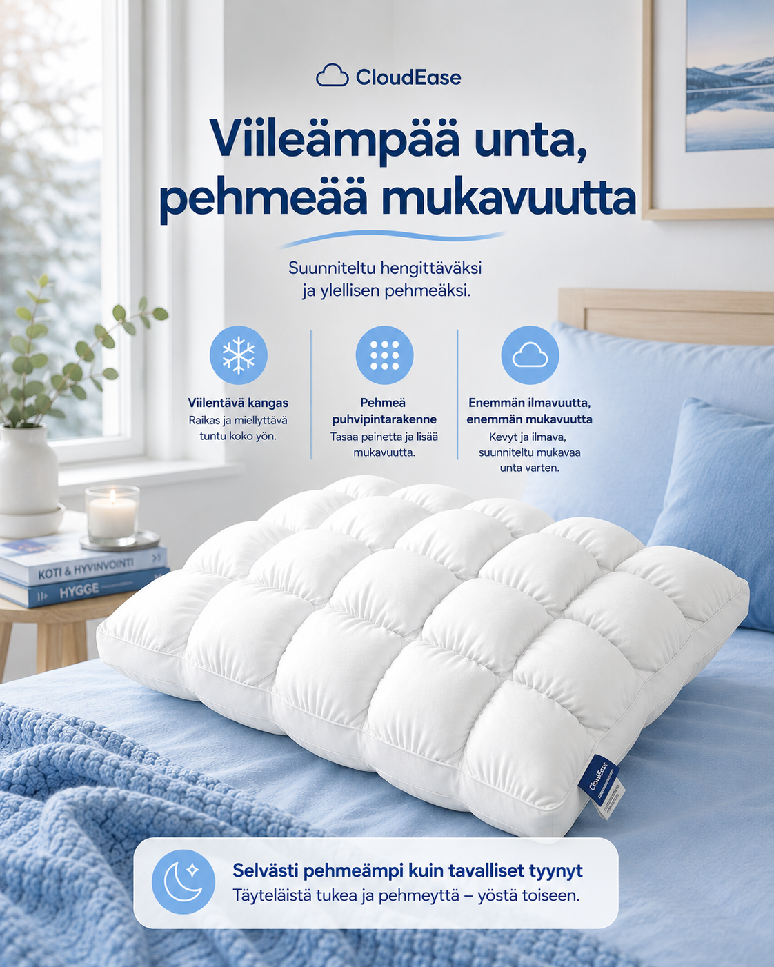 CloudEase Cooling Pillow