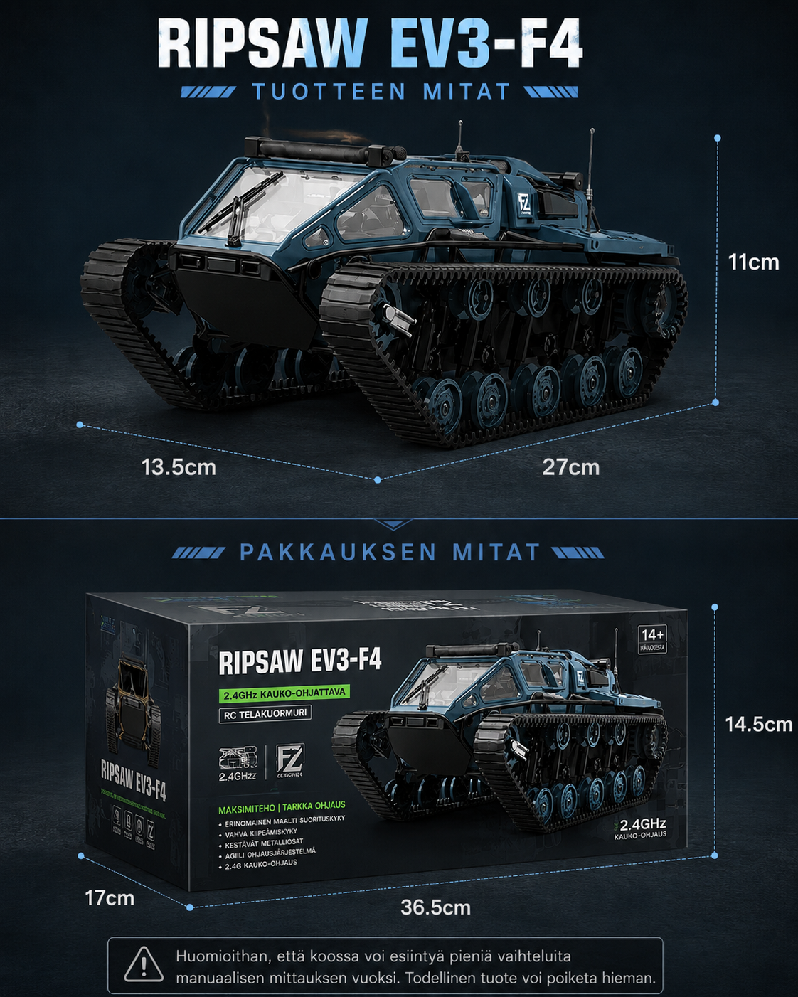 TerraTrak Rogue RC -Maastoajoneuvo