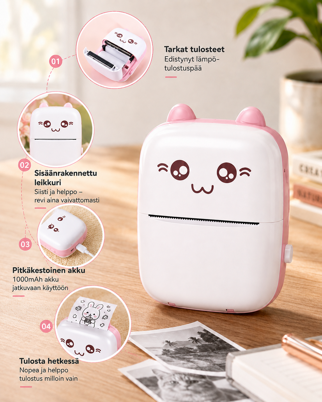 PurrPrint Mini – Musteeton Taskutulostin
