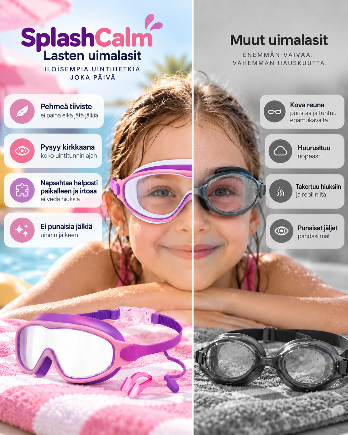 SplashCalm – Lasten Uimalasit