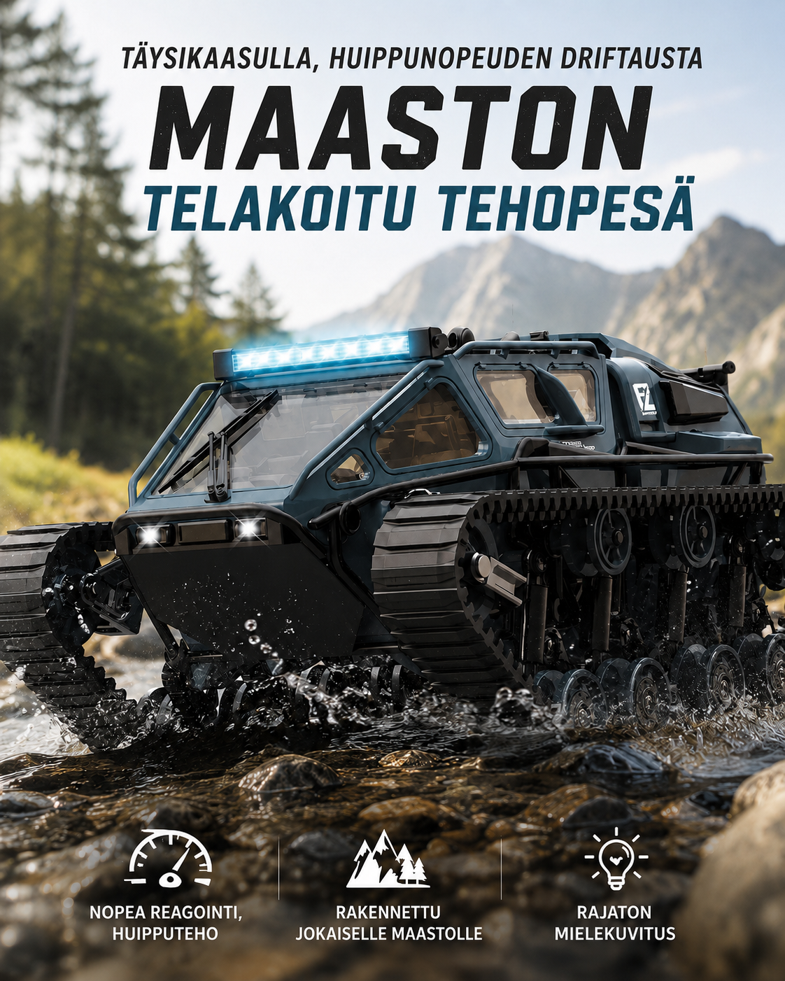 TerraTrak Rogue RC -Maastoajoneuvo