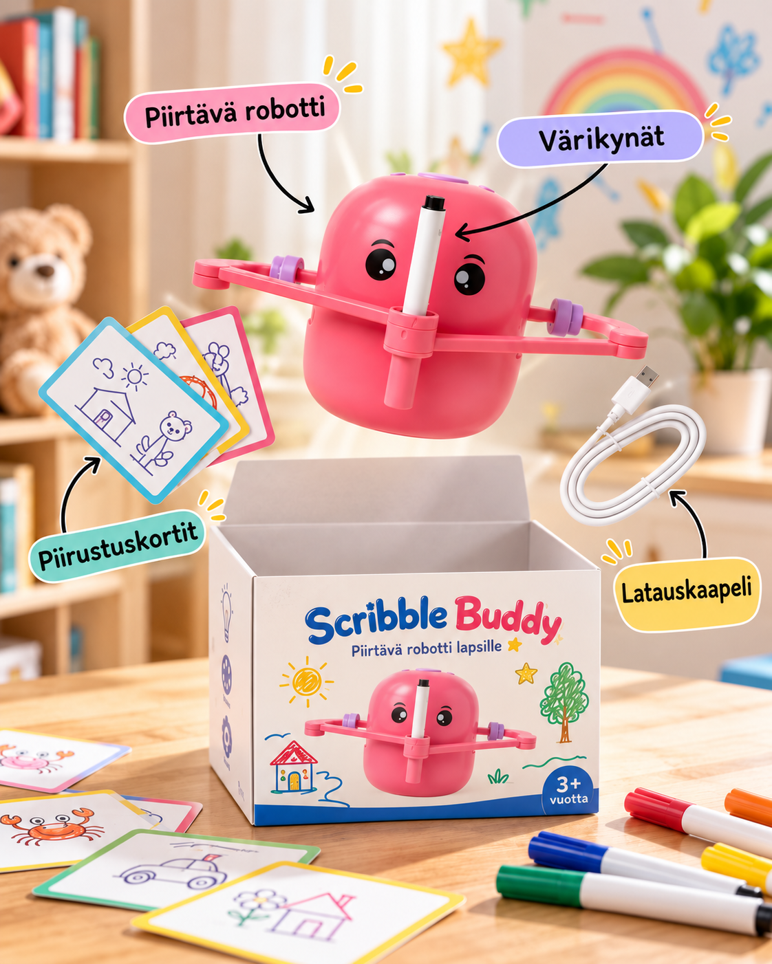 Scribble Buddy Piirustusrobotti