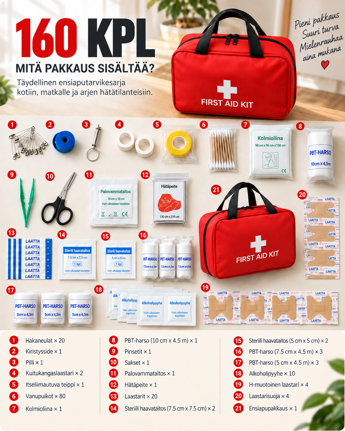 SureCare-Kompakti Ensiapupakkaus
