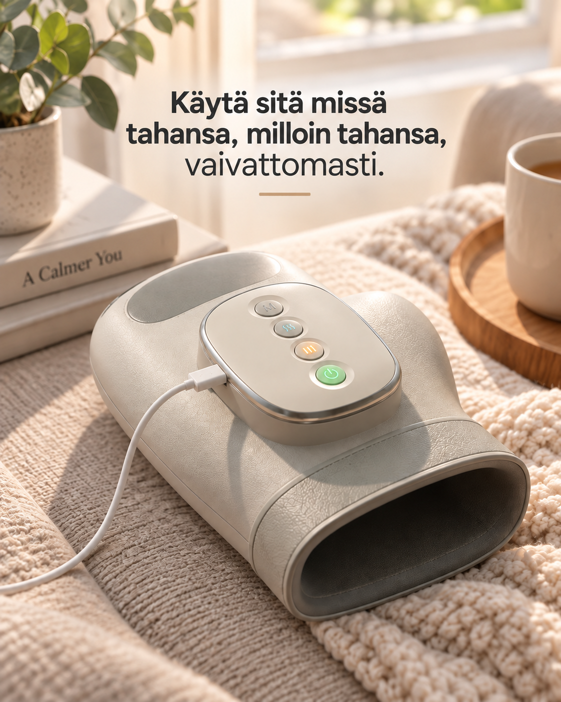 PalmRevive Air & Heat -Käsihierontalaite