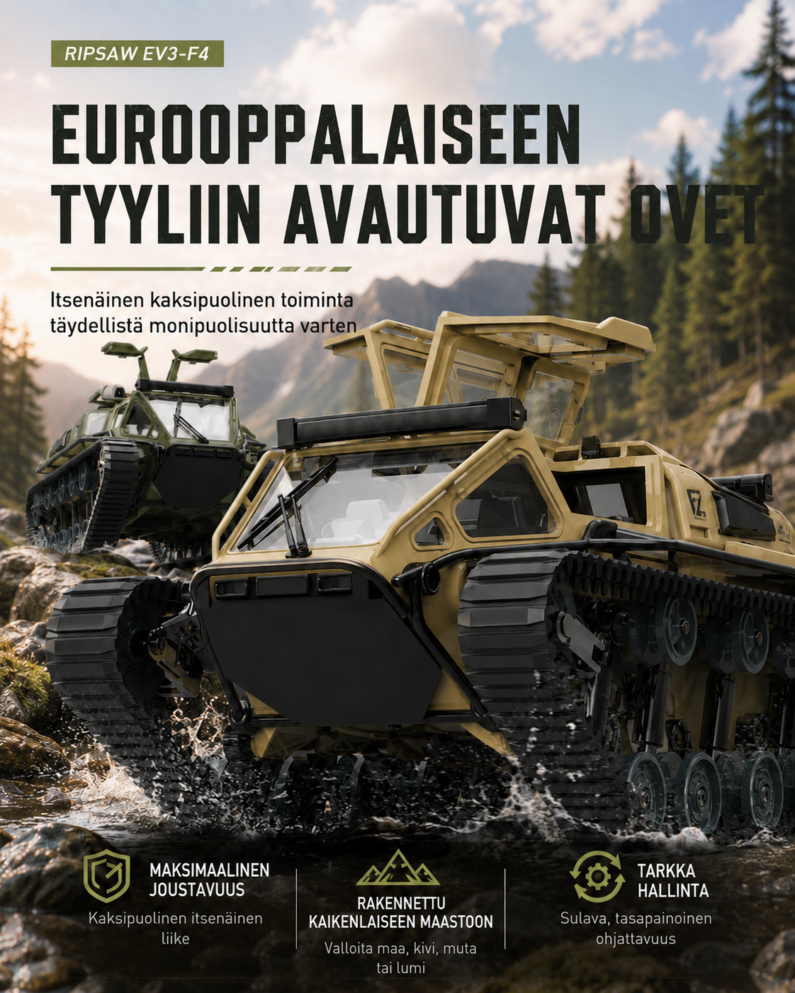TerraTrak Rogue RC -Maastoajoneuvo