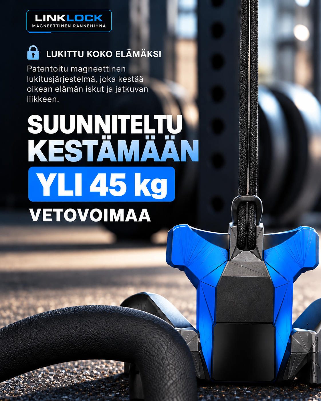 LinkLock Magneettinen Rannehihna