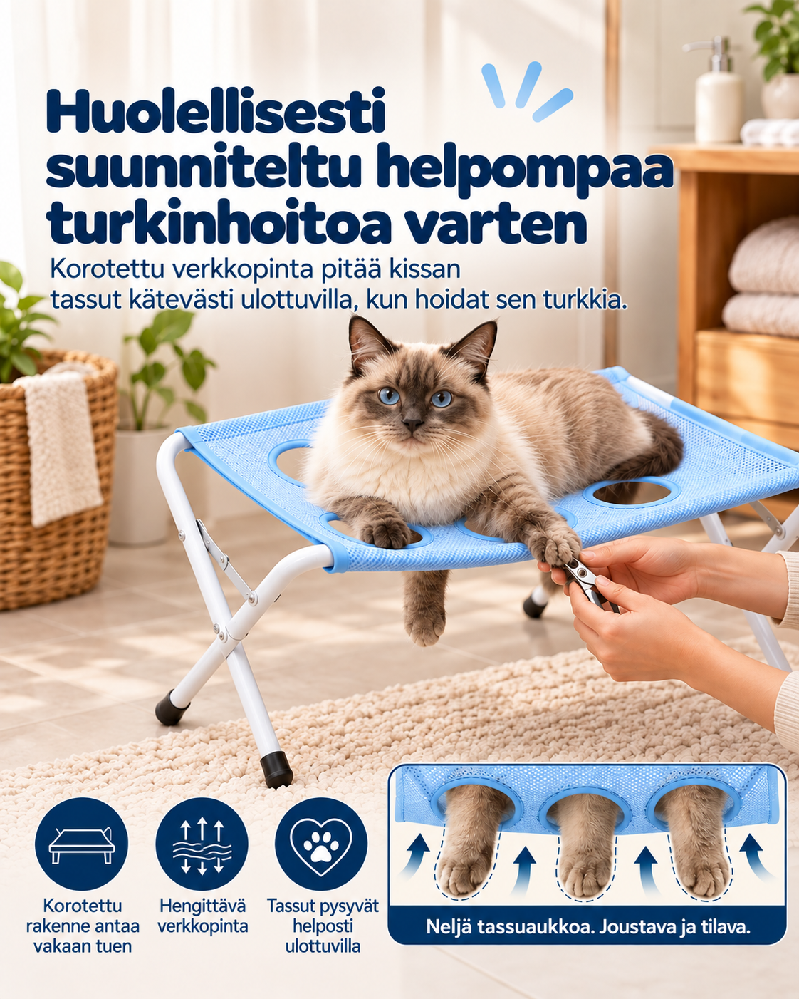 SteadyPaws-hoitoteline kissalle