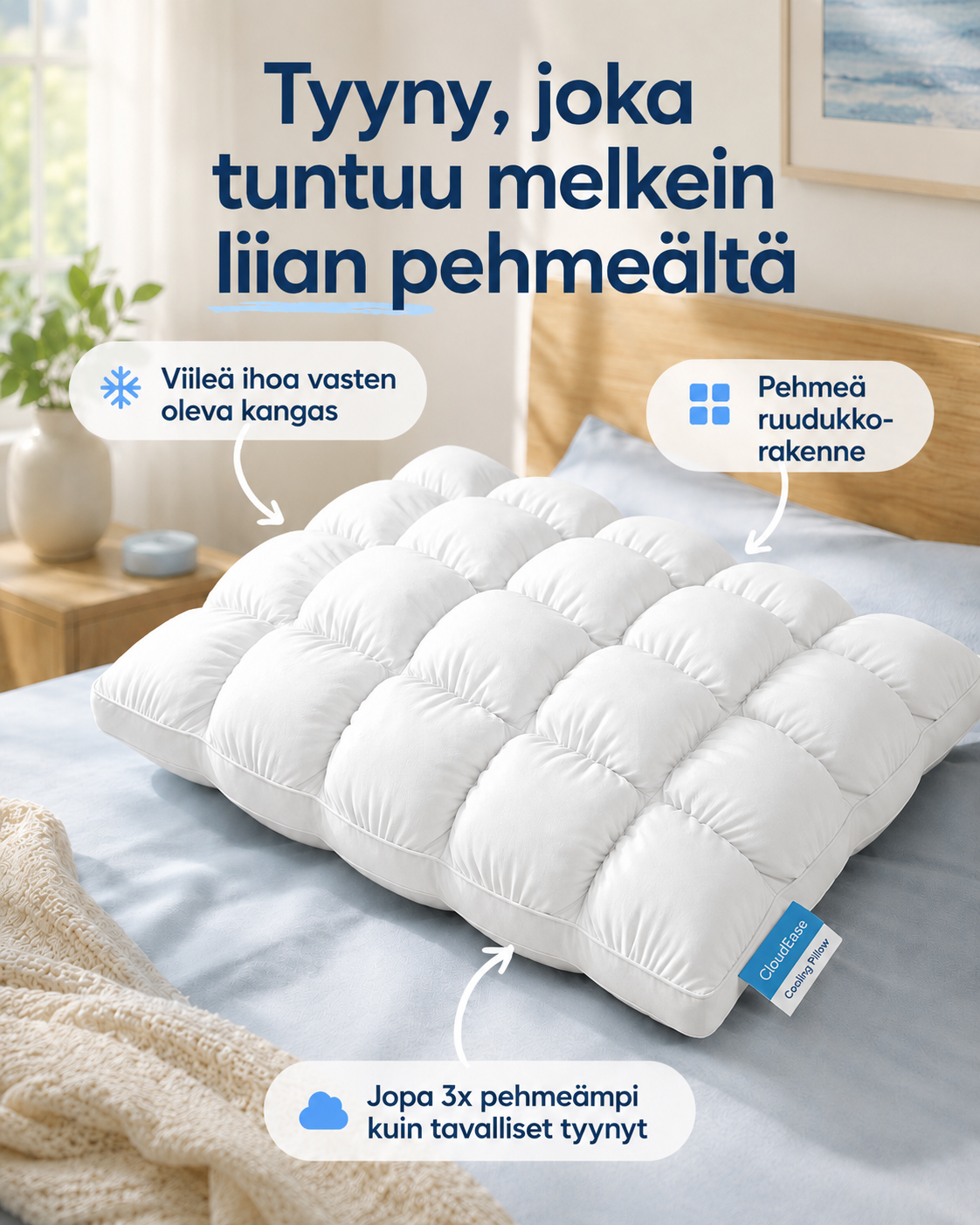 CloudEase Cooling Pillow