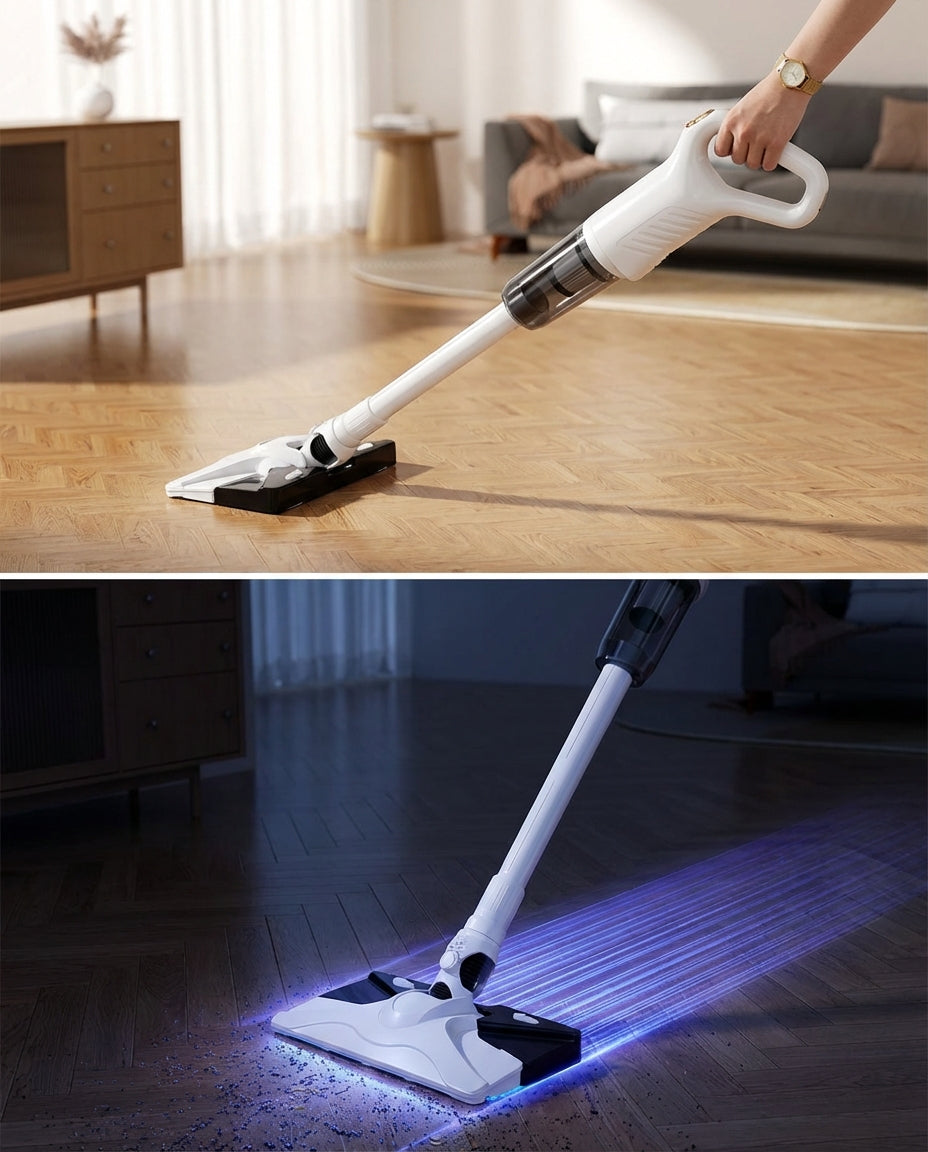 Langaton pölynimuri 3-in-1 | UV-valo 15 000 Pa