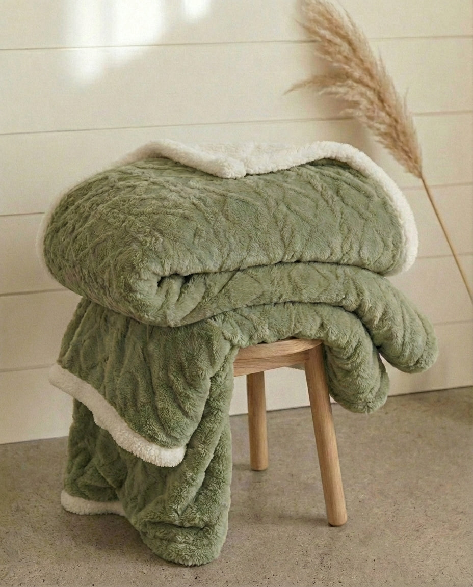 Talvinen fleece-peitto – Ylellinen pehmopeitto | 5 kokoa