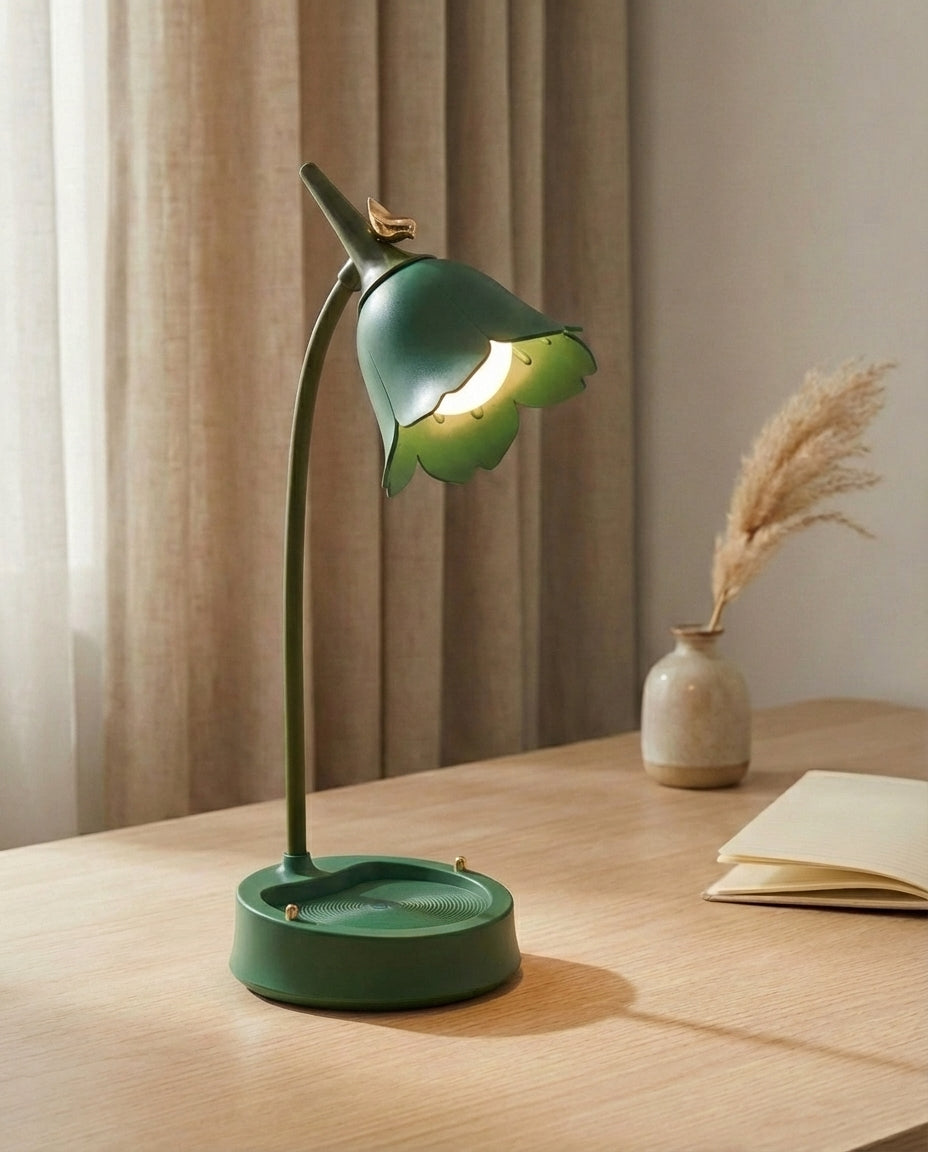 Kukkalampppu pöydälle | BloomGlow – Kosketushimmennys LED