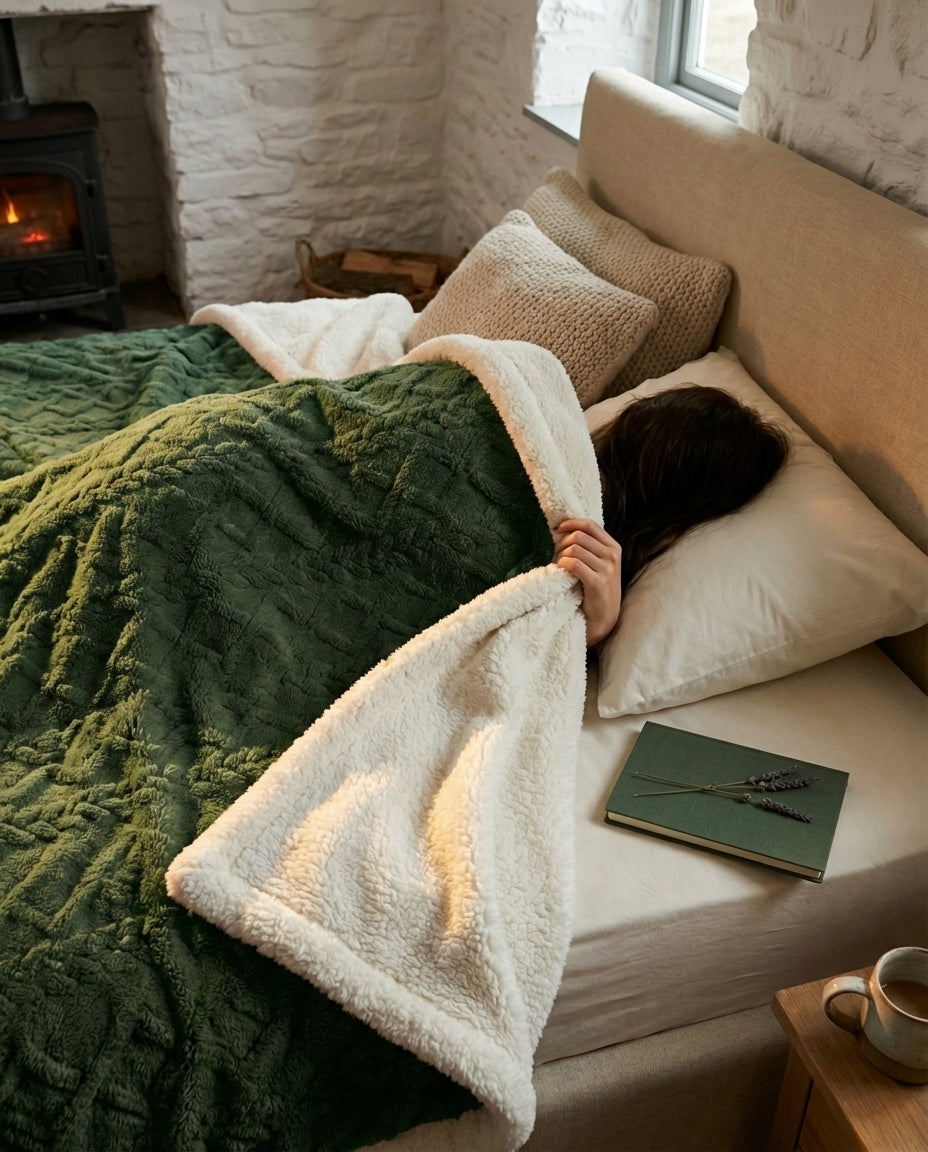 Talvinen fleece-peitto – Ylellinen pehmopeitto | 5 kokoa