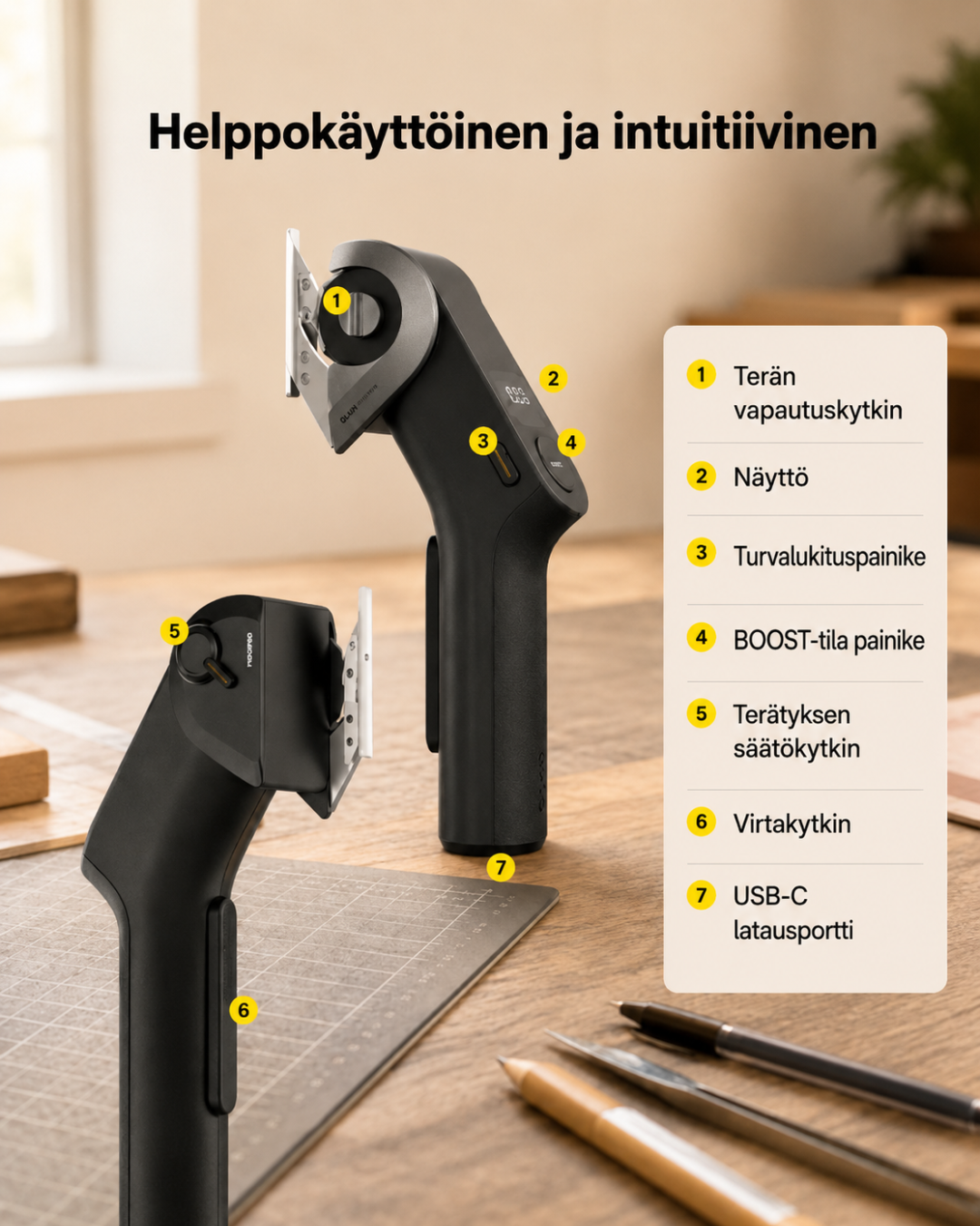 CircCut Pro langaton sähköleikkuri