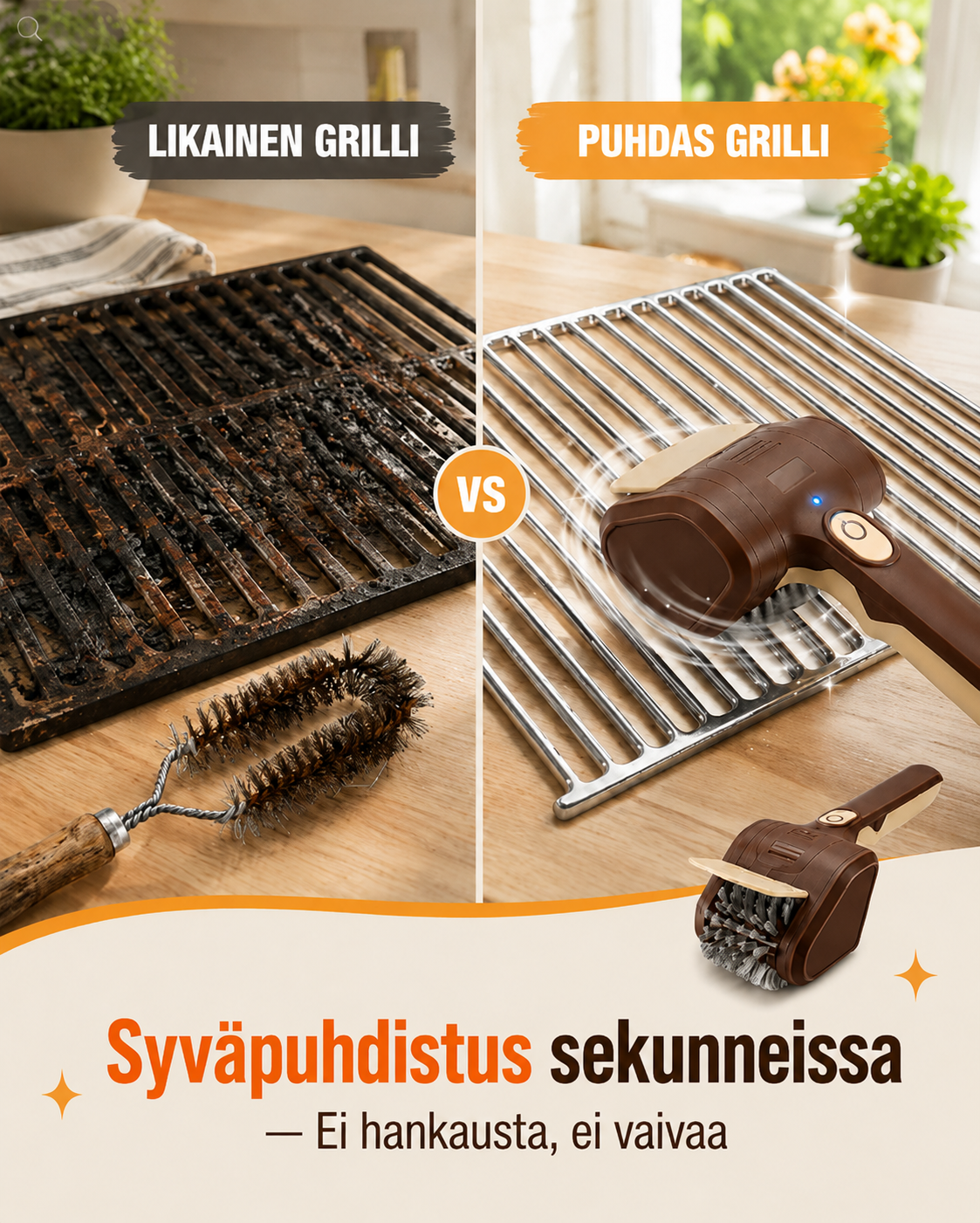 GrillGuard Pro -sähkögrilliharja