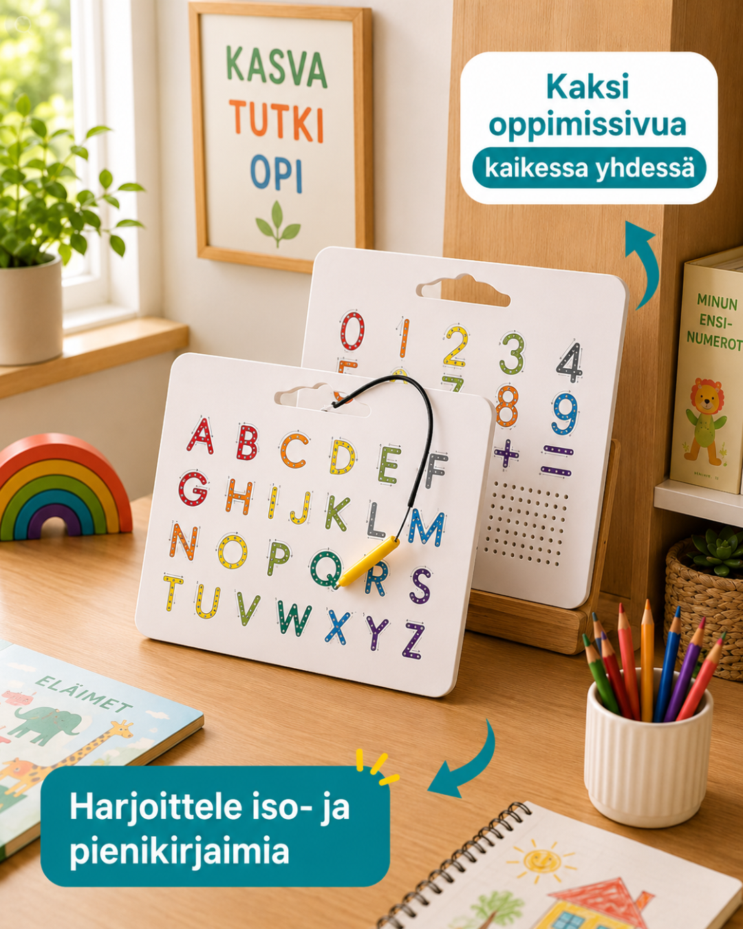 TwinTrace Magneettinen Oppimistaulu