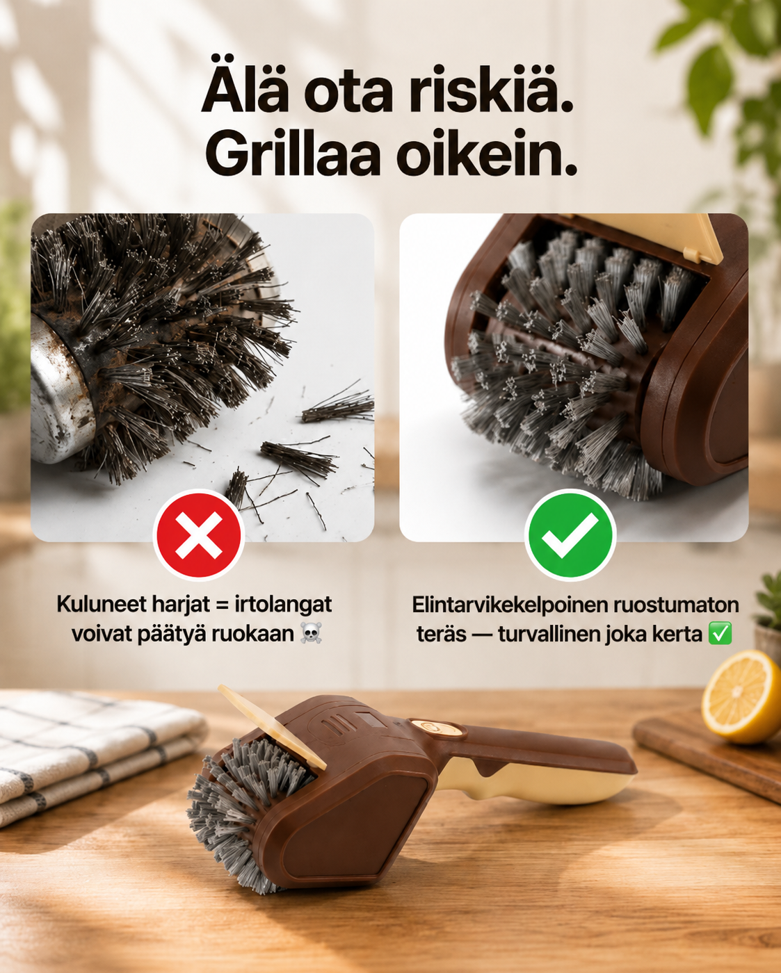 GrillGuard Pro -sähkögrilliharja