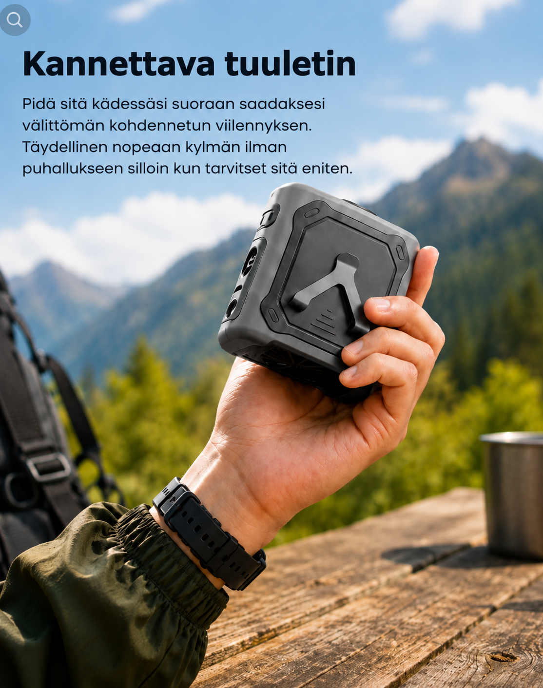 PolarClip Henkilökohtainen viilennysjärjestelmä