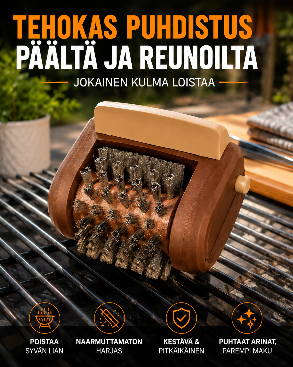 GrillGuard Pro -sähkögrilliharja