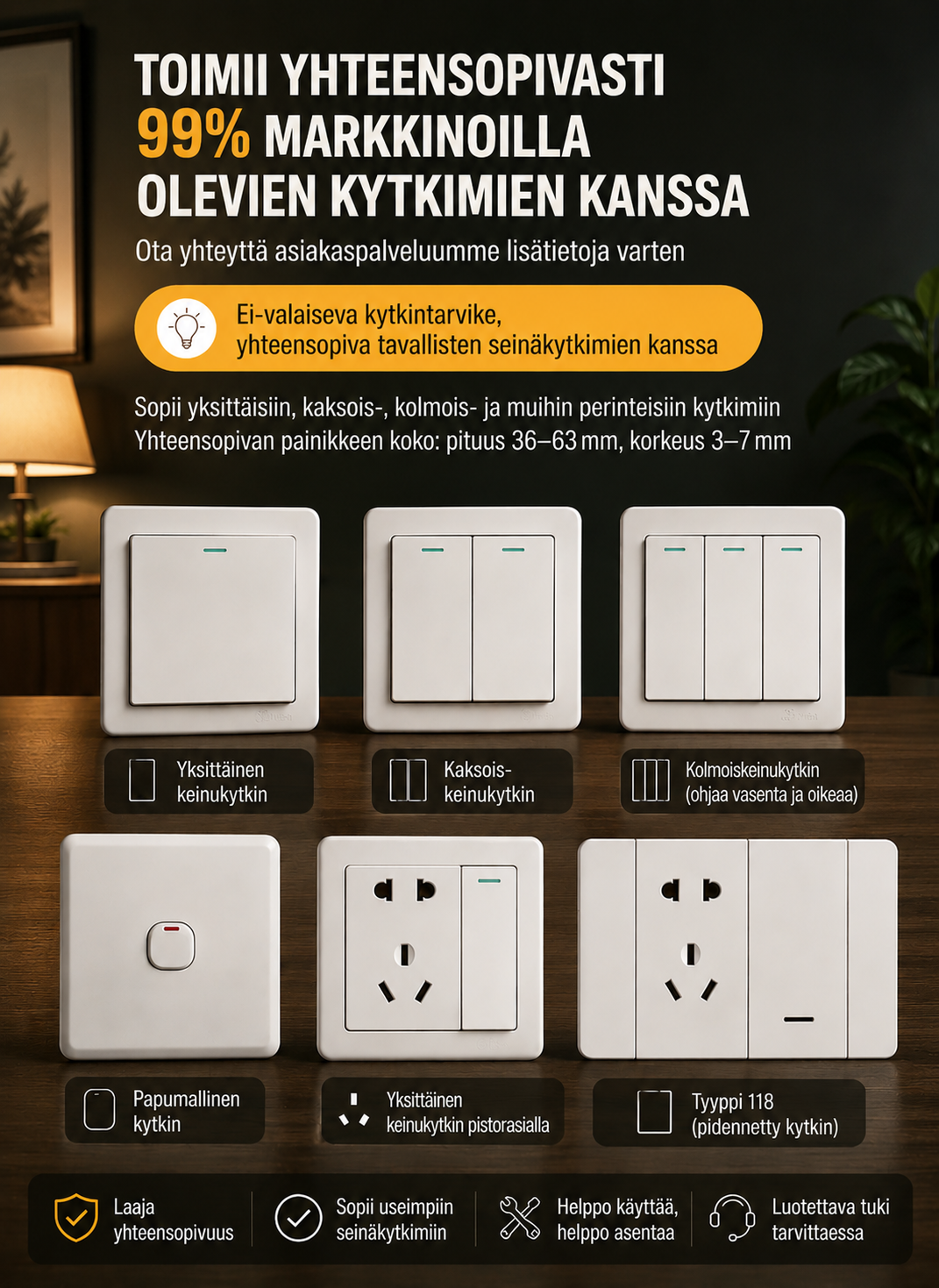 Valonäppäin - Katkaisijakaveri