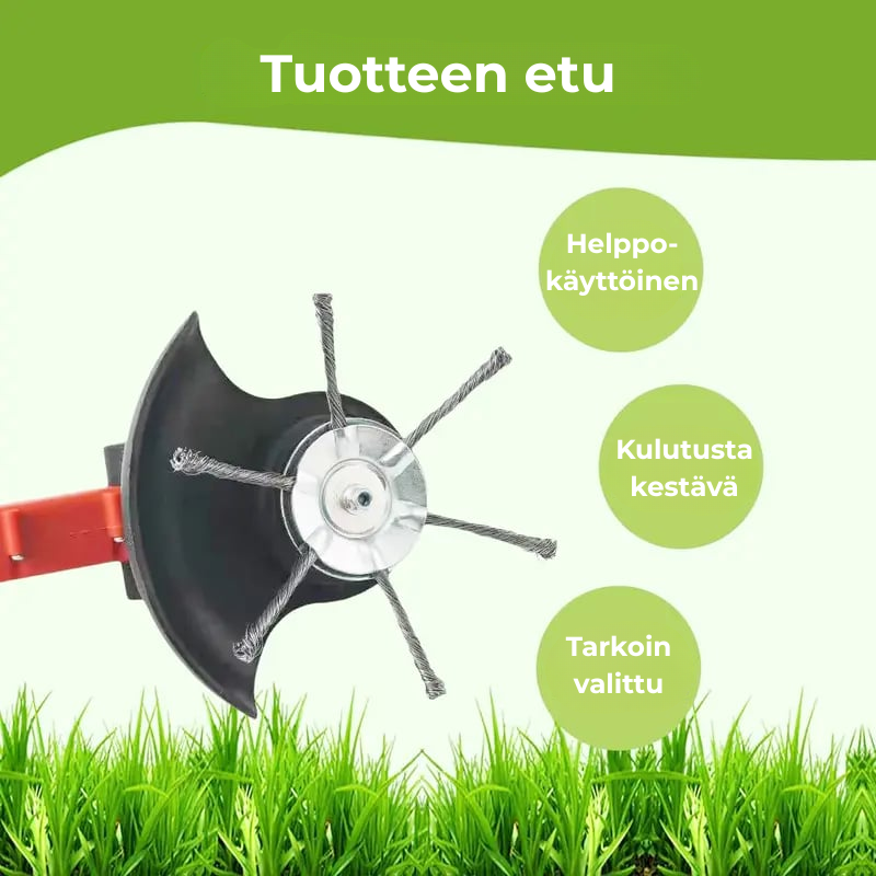 SteelSpiral™ | Tehokas rikkakasvien trimmeri