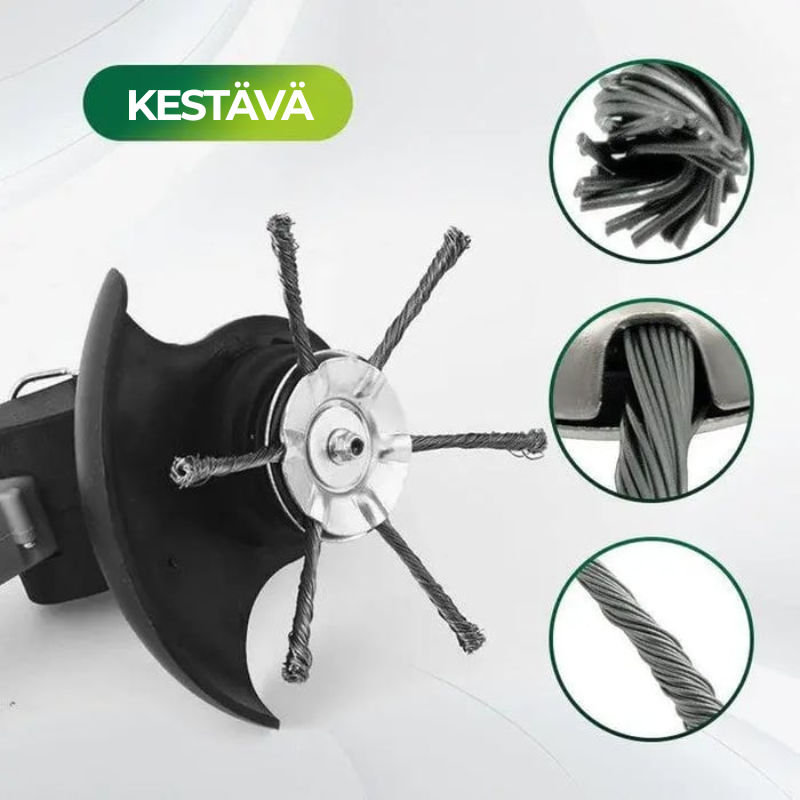 SteelSpiral™ | Tehokas rikkakasvien trimmeri