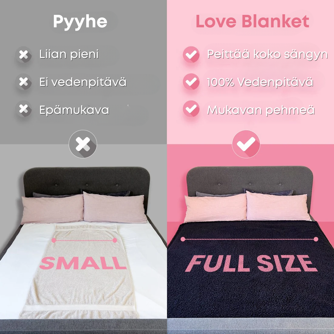 Loveblanket™ - Vedenkestävä Halikate