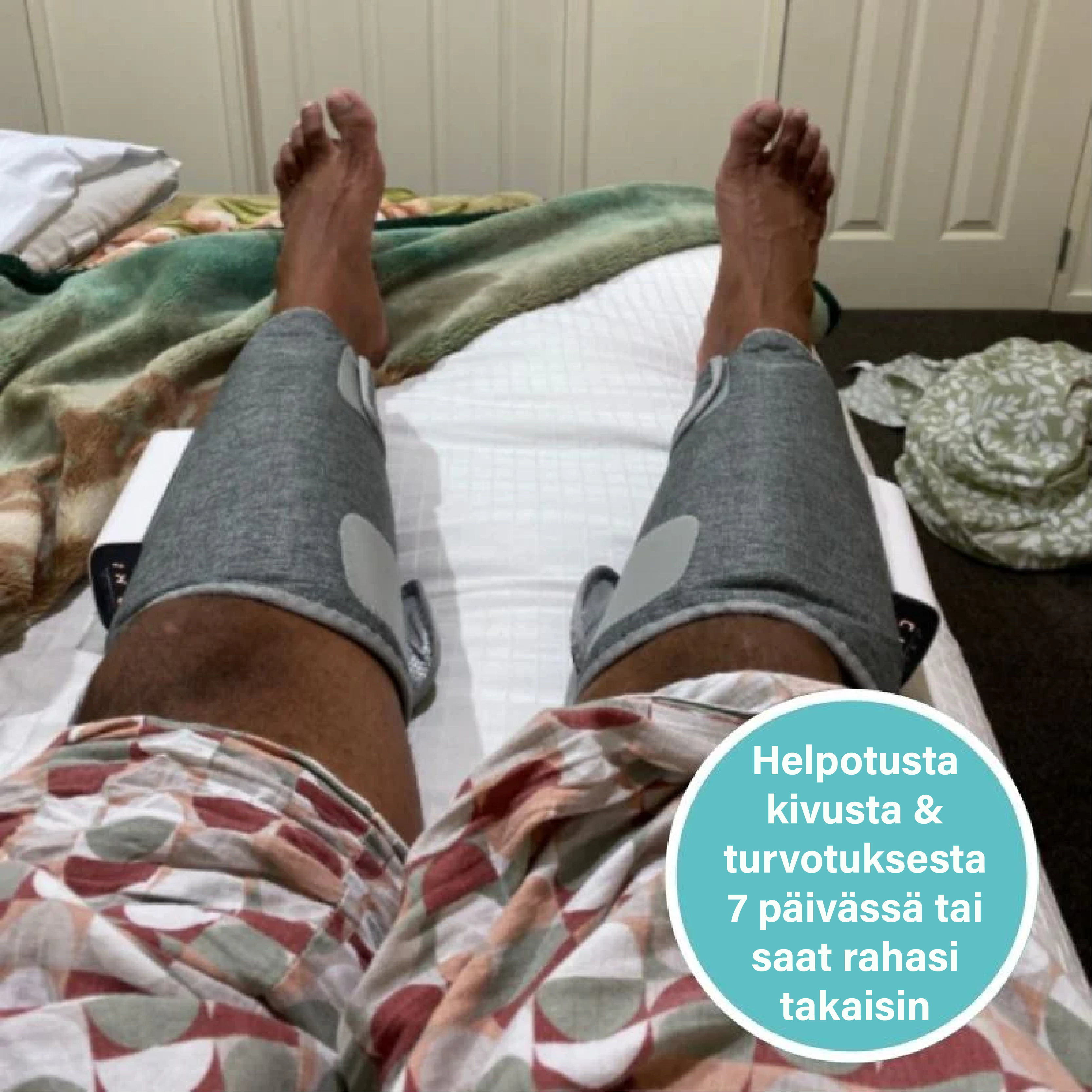 #Zurafit™ Lämmitetty Jalkahierontalaite (1 x pari)