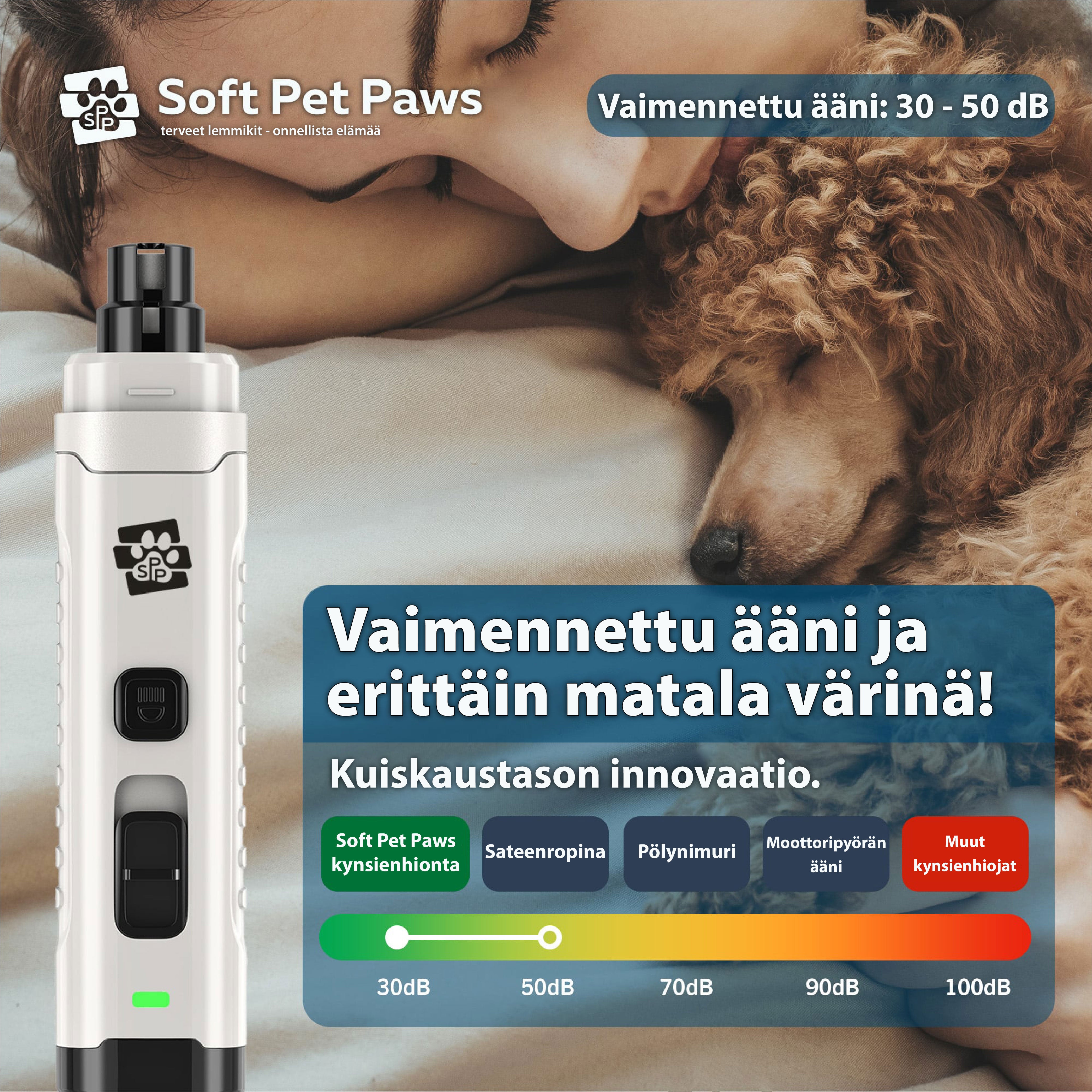 #Soft Pet Paws™ v2 - Parannettu ammattilaistason koiran kynsien hiomalaite