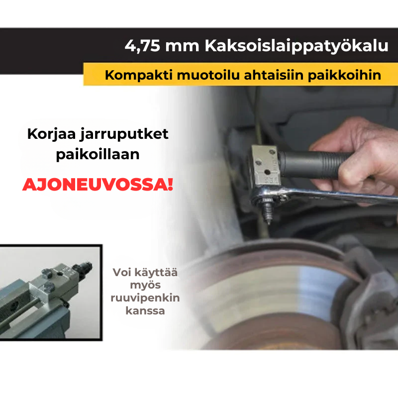 Universaali jarruputken flaring-työkalusarja
